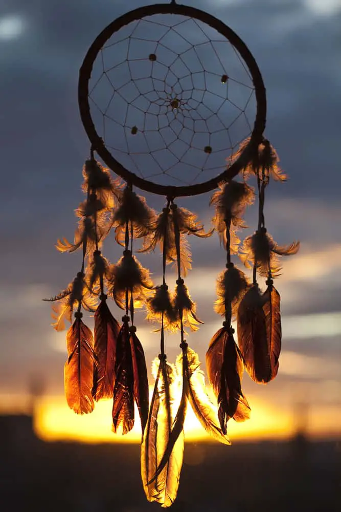 Attrape-rêves Amulet En Plein Air Symbole Culturel Amérindien Objet  Spirituel Décoration Suspendue